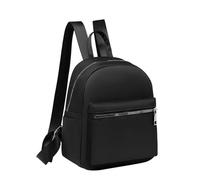 Veemoon Mini Paquet à Dos en Tissu Oxford Noir Petit Paquet à Dos D'élève Léger et Décontracté Multiusage pour Voyage et Loisirs