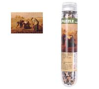 Veemoon Mini Puzzle en Papier De 150 PièCes avec Tube - Jeu De SociéTé ÉDucatif pour Enfants - IdéAl comme d'anniversaire Ou DéCoration Bureau à, Les Glaneuses