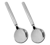 Veemoon Mini Spatules Application Propre en Alliage de Zinc Lot de 2 Design Ergonomique pour Contour des Yeux pour Trousse de Maquillage et Voyage