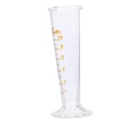 Veemoon Mini Verre Doseur en Verre 10ml pour Laboratoire, Outil D'expérimentation Précis et Facile à Lire, Tasse à Mesurer Petit Laboratoire pour Mesure Liquide Couleur Aléatoire