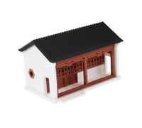 Veemoon Miniature Modèle Architectural Chinois Pavillon Décoratif Traditionnel pour Bonsaï Paysage Micro Aquarium et Jardin Zen Accessoire DIY avec Détails Réalistes et Style Ancien