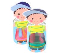 Veemoon Modèle de Respiration Pulmonaire Éducatif 2 Pièces pour Devoirs de Biologie, Pédagogique à Assembler Soi-même, Mannequin D’organe Humain pour Élèves, Outil Couleur Aléatoire