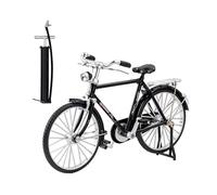 Veemoon Modèle De Vélo Vintage en Alliage Métallique Noir 1:18 Mini Pompe De Gonflage Décorative pour Intérieur Maison Bureau Présent Cycliste