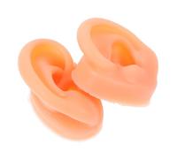 Veemoon Modèle Doreille Silicone Réaliste pour Perçage Affichage Bijouterie Formation Pratique et Enseignement Gauche et Droite Polyvalente