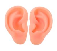 Veemoon Modèle Oreille Silicone Souple Modèle de Simulation de Piercing Fausse Oreille pour Entraînement Partie du Corps Factice Réeliste