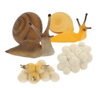 Veemoon Modèle Pédagogique Cycle de Croissance D'escargot en Plastique, Éducatif Miniature Réaliste pour Garçon et Filles, Kit Scientifique d'apprentissage Naturel et Ludique, Jouets