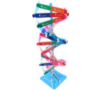 Veemoon Modèle Structurel Double Hélice D'adn 1 Pièce, Instrument Pédagogique Scientifique Coloré, Kit D'assemblage Éducatif Compact pour l'enseignement Biologie et Démonstrations