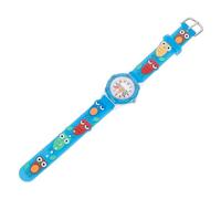 Veemoon Montre Chouette Montre-Bracelet De Dessin Animé 3D Montre Bracelet Hibou Montre De Dessin Animé 3D Montre pour Enfants De Dessin Animé Kid-Wristwatch Bleu Miroir en Plastique