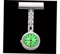 Veemoon Montre De Poche Rétractable en Or pour Femme Montre Numérique Rechargeable Accessoires Réservoir À Paillettes Enrouleur De Badge D'Infirmière Ruban De Chaîne De