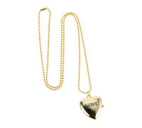 Veemoon Montre suspendue collier Love collier médaillon filles Collier pour adolescentes bijoux pour filles médaillons coeur en or collier mère fille quartz Doré