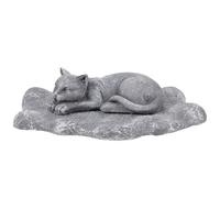 Veemoon Monument Funéraire pour Chiens et Chats, Pierre Tombale en Résine Robuste, Décoration Extérieure pour Jardin, Souvenir Personnalisé pour Animal de Compagnie