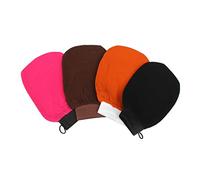 Veemoon Moufles Exfoliant De Bain En Rayonne Lot De 4 Taille Unique Exfoliation Douce Pour Corps Mixte Usage Sauna Bain Couleurs Assorties