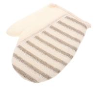 Veemoon Moufles Exfoliants en Lin Corps 2pcs, Usage Polyvalent pour Nettoyage Profond des Pieds Corps, Maison Bains Publics