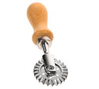 Veemoon Moule à Biscuits En Acier Inoxydable à Motif En Relief Avec Poignée En Bois, Emporte-pièce Roulant Pour Pâte, Découpe Pâte, Ustensile Pâtisserie Cuisine Maison