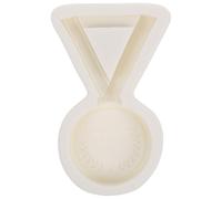 Veemoon Moule en Silicone Créatif pour Gâteau et Fondant Forme Médaille Trophée 47G Gris Blanc Moule Pâtisserie Multi-Usage pour Biscuits Chocolat et Décoration Gourmande