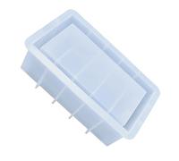 Veemoon Moule Silicone Boîte de Rangement pour Résine DIY Organisateur Empilable pour Bijoux Clés et Dominos Cadeau pour Amateurs de Bricolage