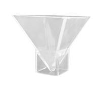 Veemoon Moule Silicone Flexible Pyramide Transparente pour Résine DIY Moule de et Lavable pour Ornements de Bureau