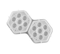 Veemoon Moule Silicone Hexagonal pour Boîte de Rangement DIY Matériau Silicone pour Décoratives et Boîte à Dés