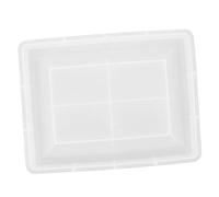 Veemoon Moule Silicone pour Cadre Photo Rectangulaire Grand Format Flexible et Moule DIY pour Création Époxy Outil de Fabrication