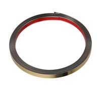 Veemoon Murale Acier Inoxydable Bande Adhésive Décorative Flexible pour Plinthes Murs Miroirs et Plafonds Finition Dorée Miroir Installation Facile sans Outil et Polyvalente pour Intérieur