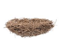 Veemoon Nid D’Oiseau Décoratif en Rotin Tressé 15 CM Nid Artificiel pour Décorations de Pâques et Loisirs Créatifs Accessoire Naturel pour Maison Jardin et Photo DIY