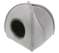 Veemoon Nid de Sommeil pour Hamster, Cachette Chaude Coupe-Vent en Coton | Design Démontable, Forme Yourte Mongole, Facile à Nettoyer, pour Chinchilla et Petits Animaux en Hiver