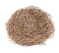 Veemoon Nid D'oiseau Artificiel en Rotin Tressé 20 Cm, Décoration de Pâques et Printemps, Accessoire DIY pour Ornements et Centres de Table Festifs