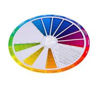 Veemoon Nuancier Couleur Roue Tournante Palette Apprentissage Teinte Tons Mélange pour Maquillage et Art Professionnel