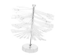 Veemoon Nuancier Ongles Spirale Présentoir Fan Transparent Vernis Gel Pratique Salon DIY