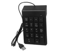 Veemoon Numérique USB 19 pour Comptabilité et Finance Clavier Numérique Ergonomique Compact et Portable Fiable pour Ordinateur Portable pour Bureaux et Études Noir