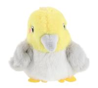 Veemoon Oiseau Rechargeable pour Chat - Oiseau Qui Bat des Ailes - Activé par Le Toucher, ne Vole Pas, gazouille et Contient de l'herbe à Chat - Jouet interactif pour Chatons, idéal pour