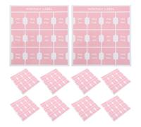 Veemoon Onglets Adhésifs Mensuels pour Agenda, Index du Planificateur Rose, 15 Feuilles Autocollantes, Étiquettes Décoratives Résistantes, Organisation Bureau et Études