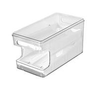 Veemoon Organisateur Œufs De Réfrigérateur à Capacité Bac De Rangement Transparent à Double Pour Œufs Réutilisable Pratique Pour Cuisine
