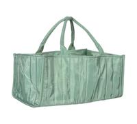 Veemoon Organiseur de Couches pour Bébé Pliable, Étanche, pour Sorties | Coton et Polyester, Doublure Épaisse Imperméable, Accès Rapide Suspendu, Confort D’épaule, Vert Clair