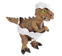Veemoon Ornement D'aquarium Dinosaure de Simulation en Résine Café, Décoration Réaliste pour Cage à Reptiles, sans Pollution, pour Aquarium et Terrarium