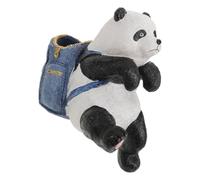 Veemoon Ornement de Panda en Résine pour Aquarium, Décor Suspendu | Petite Statue Créative, Bords Lisses, Effet Décoratif, pour Bassin et Bac, Style Amusant