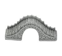 Veemoon Ornement en Pierre Simulée Micro-Paysage Décoration de Pont en Rocaille Créative Ornement Pratique pour Bonsaï et Jardin Pièce Unique Haute Arche pour Aménagement Décoratif