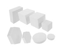 Veemoon Ornements Géométriques pour Photographie Accessoires De Pose Professionnels Décor Minimaliste Multi-Tailles pour Studio Photo Accessoires Photographe Blancs Polyvalents pour Décor Intérieur