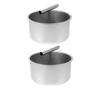 Veemoon Outil à Boulettes de Viande en Acier Inoxydable 12 Trous Presse Manuelle 2 Pièces Cuisine Domestique Fabrication Rapide de Boulettes Ustensile Pratique pour Repas Quotidiens et