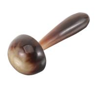 Veemoon Outil de Massage Corne de Bœuf Naturelle Forme de Champignon Dacupuncture pour Massage et Gua Sha Masseur pour Cou et Corps Relaxant