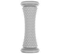 Veemoon Outil de Massage de Réflexologie Plantaire en Tpr Gris Rouleau de Massage du Fascia Plantaire Léger et Portable Masseur Multifonction pour Pieds et Dos pour Détente à Domicile