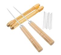 Veemoon Outil de Racinage pour Cheveux de Poupée avec Aiguilles Cuivre et Manches Faux Kit DIY Ergonomique pour Réinsertion Précise et Durable des Cheveux