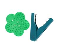 Veemoon Outil Enlèvement Épines De Rose 2 Pièces pour Jardinage Et Art Floral, Vert Et Bleu Abs, Arracheuse Feuilles Épineuses, Outil Protection Main, Accessoire Fleuriste Pratique