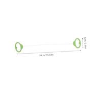 Veemoon Outil Fil à Argile avec Poignée Plastique Verte Coupe Acier pour Découpe Rapide Pâte Accessoire Compact pour Artisans et Ateliers de Poterie