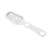 Veemoon Outil Pédicure Acier Inoxydable Blanc Râpe Exfoliante pour Éliminer Callosités et Peau Morte Soin à Domicile Fatigue et Amélioration Circulation