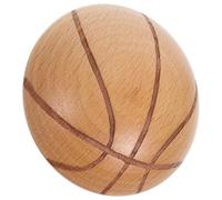 Veemoon Ouvre-bouteille Magnétique en Acier et Bois Forme Ballon de Basket Décoratif pour Réfrigérateur, Petit Décapsuleur pour Fête et Club