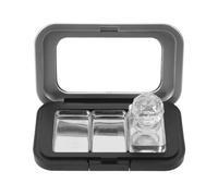 Veemoon Palette de Maquillage Vide avec Fenêtre Transparente pour Fards à Paupières et Blushs Aimant Magnétique Léger et Portable pour Voyages et Rangement Quotidien