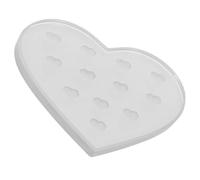 Veemoon Palette De Verre Pour Greffe De Cils Tampon De Stockage Pour Colle Pour Extensions De Cils