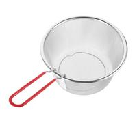 Veemoon Panier à Frire Acier Inoxydable avec Poignée Amovible Passoire Fine pour Pâtes Spaghetti et Snacks Égouttoir Profond pour Friture de Pommes de Terre et Ailes de Poulet Accessoire