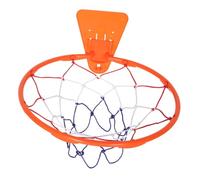 Veemoon Panier de Basket Mural D'intérieur en Plastique Orange 30 Cm sans Perçage, Mini-Arceau Mural pour Garçon et Filles, pour Jeu la Maison, Accessoire Sportif Compact et Silencieux